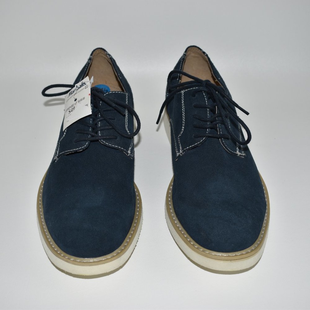 Florsheim Men's New Blue Leather Shoes Size 11.5M